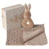 Set Sonajero Conejo Cream Peach