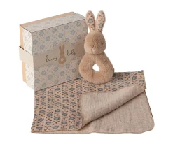 Set Sonajero Conejo Cream Peach