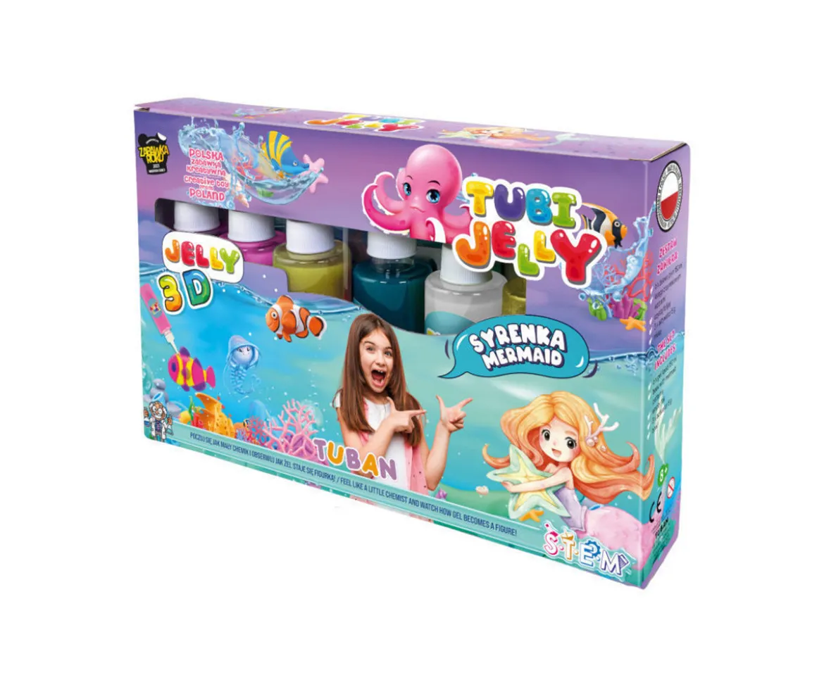 Set Tubi Jelly 3D Mermaid