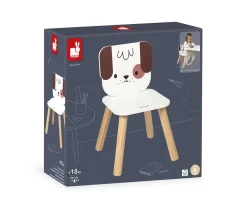 Silla Infantil de Madera Perrito