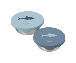 2 SnackBox Acero Inoxidable Shark