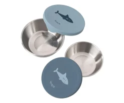 2 SnackBox Acero Inoxidable Shark