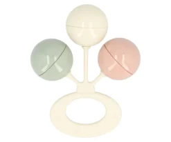 Sonajero 3 Bolitas Crema-Blush-Sage