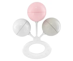 Sonajero 3 Bolitas Rosa