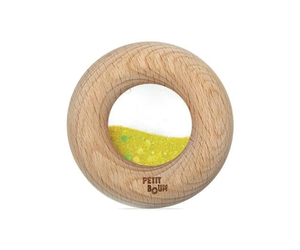 Sonajero Calm Donut Sensorial Yellow