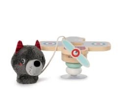 Sonajero con Ventosa Avión Louis el Lobo