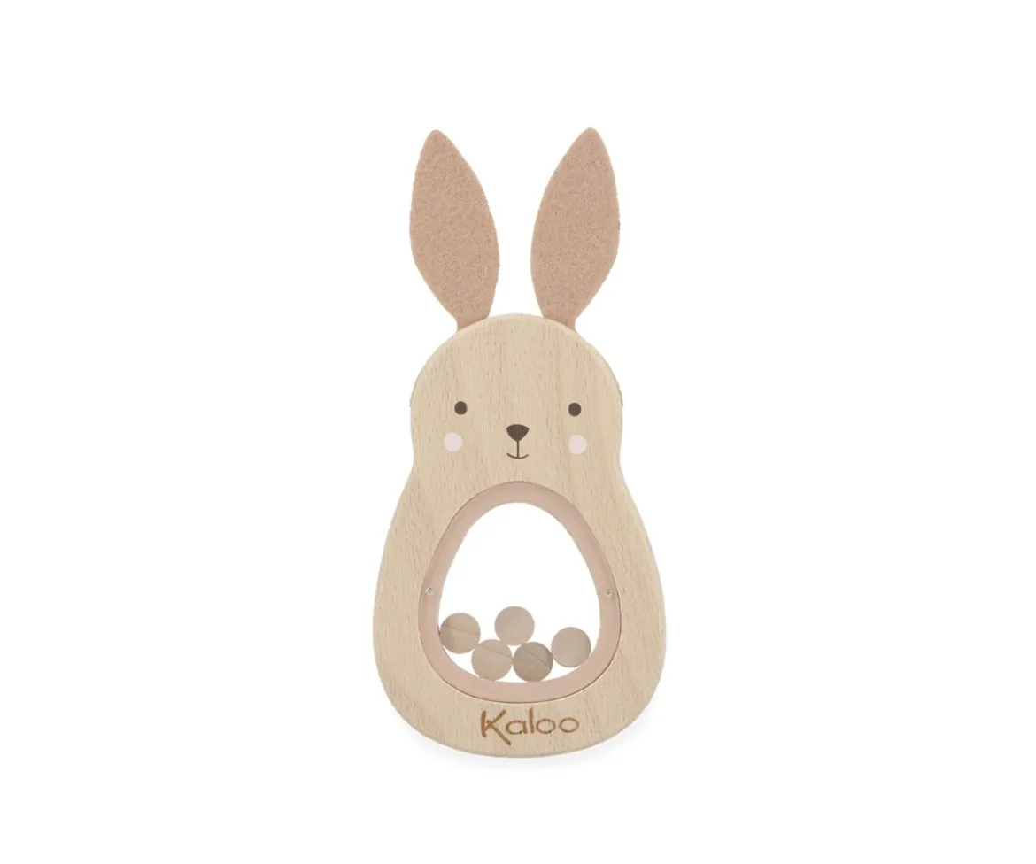Sonajero de Madera Petit Chansons Rabbit