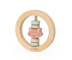 Sonajero de Madera Redondo Mrs. Cat