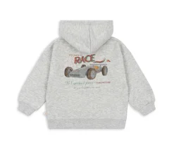 Sudadera con Capucha y Cremallera Lou Grey Melange