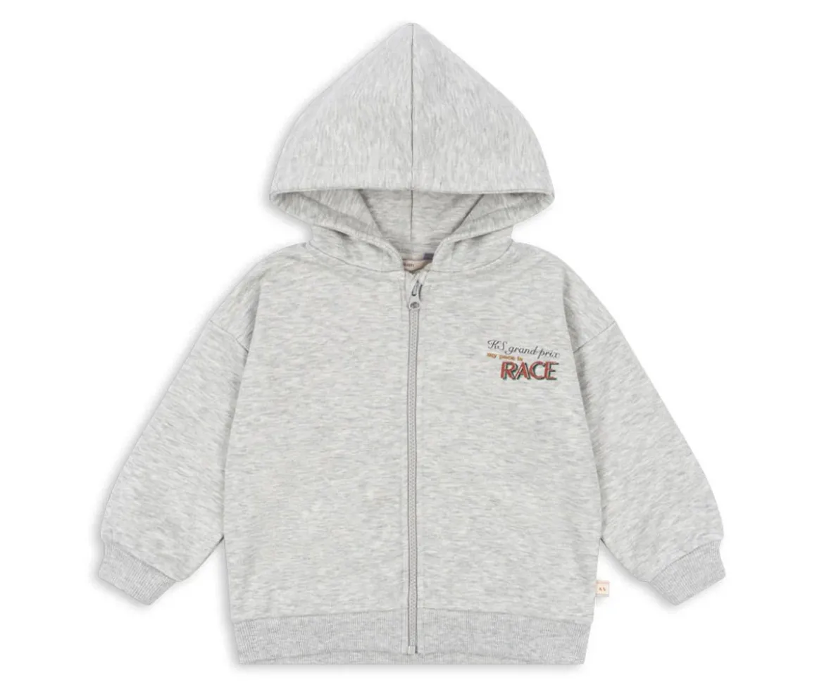 Sudadera con Capucha y Cremallera Lou Grey Melange