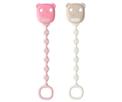 2 Sujetachupetes de Silicona Blush Vainilla
