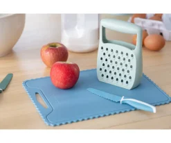 Tabla de Corte de Silicona Antideslizante Kiddikutter Sky Blue