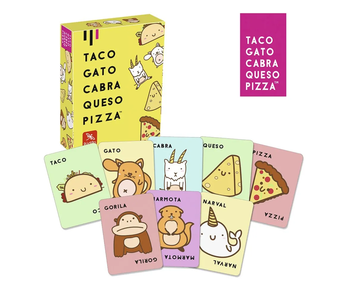 Taco, Gato,Cabra, Queso,Pizza