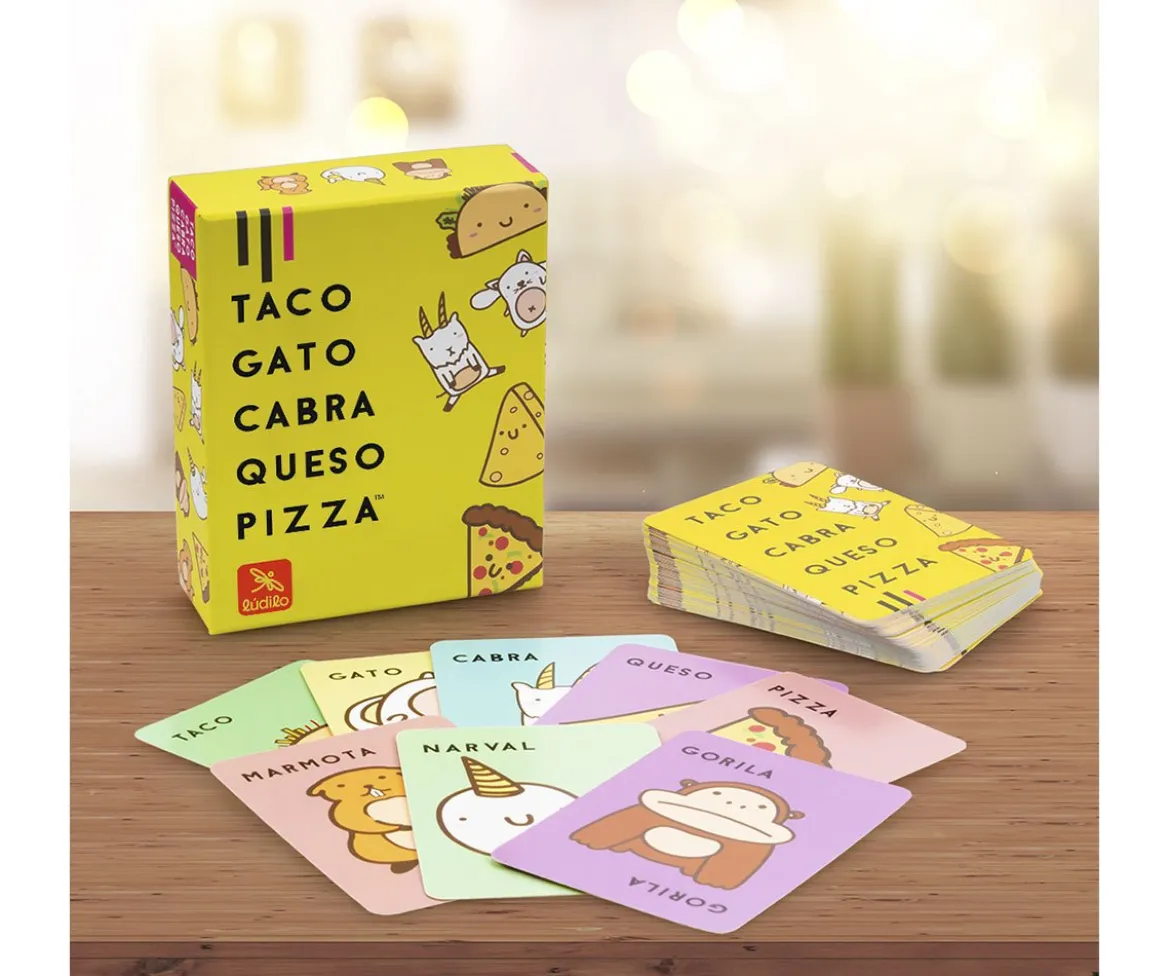 Taco, Gato,Cabra, Queso,Pizza