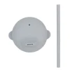 Tapa Sippie para Vaso Silicona Gris