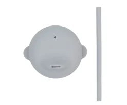 Tapa Sippie para Vaso Silicona Gris