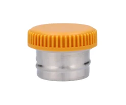 Tapón con Base Metal para Botella Acero Mostaza