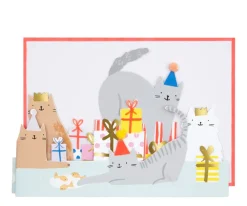 Tarjeta de Cumpleaños Cat
