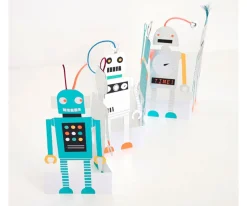 Tarjeta de Cumpleaños Robots
