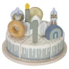 Tarta de Cumpleaños Azul