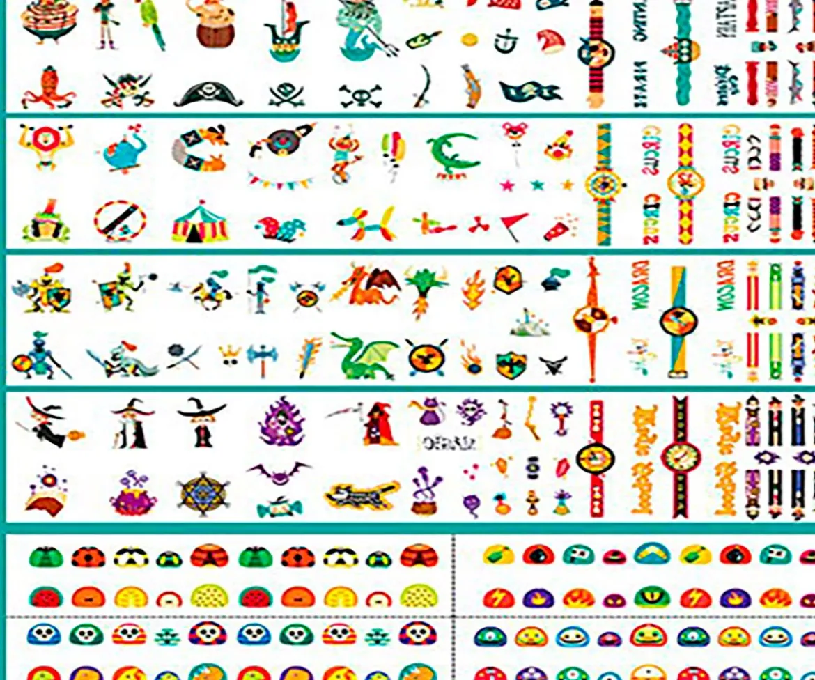 Tatuajes Temporales Piratas