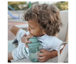 Taza Antiderrame con Pajita Recta 260ml Wave