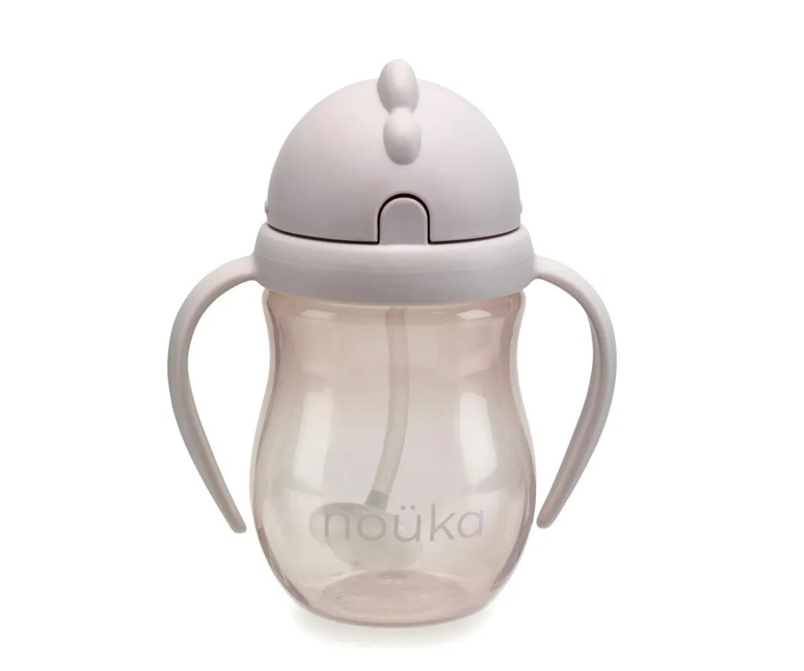 Taza Antiderrame Non-Spill con Pajita Flexible con Peso 240ml Bloom