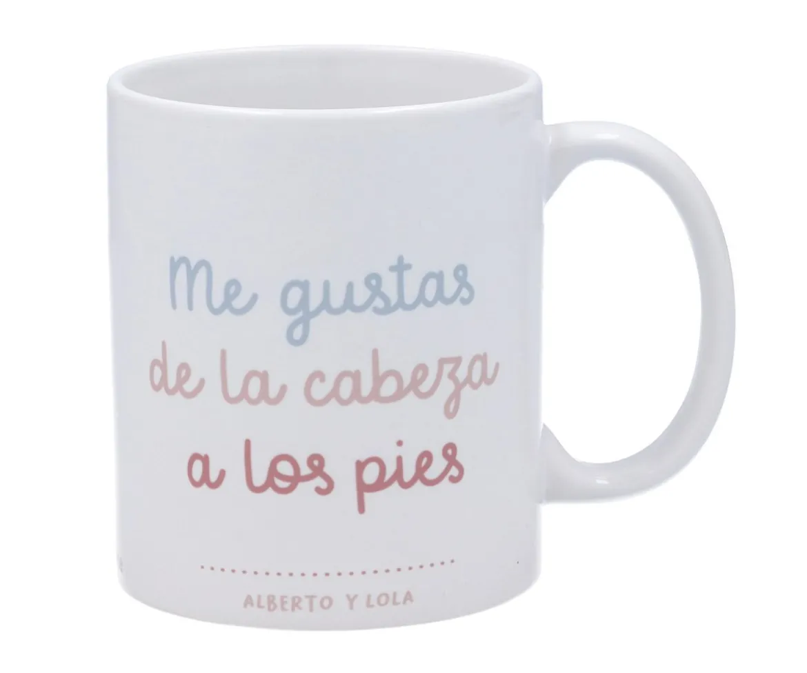 Taza Cerámica Me Gustas de la Cabeza a los Pies Colour Personalizada