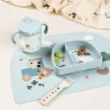 Taza de Aprendizaje Tritán Tiny Farm Blue