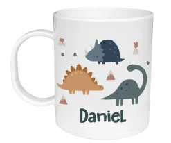 Taza de Plástico Personalizada Dinos World