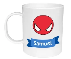Taza de Plástico Personalizada Héroe Araña