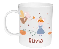 Taza de Plástico Personalizada Mouse Fairies