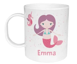 Taza de Plástico Personalizada Sirena