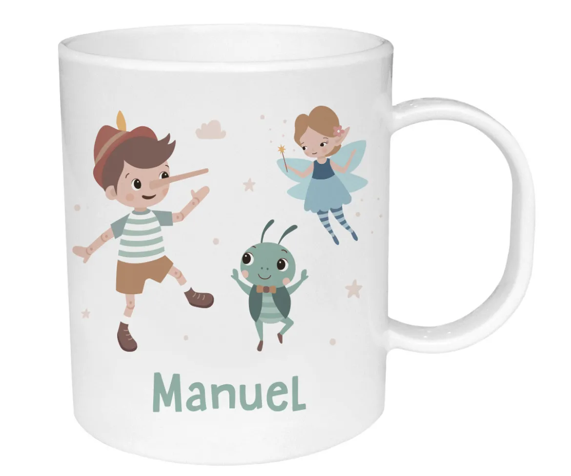 Taza de Plástico Personalizada The Wooden Boy