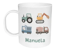 Taza de Plástico Personalizada Trucks