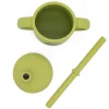 Taza de Silicona con Pajita Dinosaurio 120ml