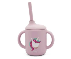 Taza de Silicona con Pajita Unicornio 120ml