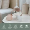 Taza Transitional con Pajita Flexible con Peso 240ml Bloom
