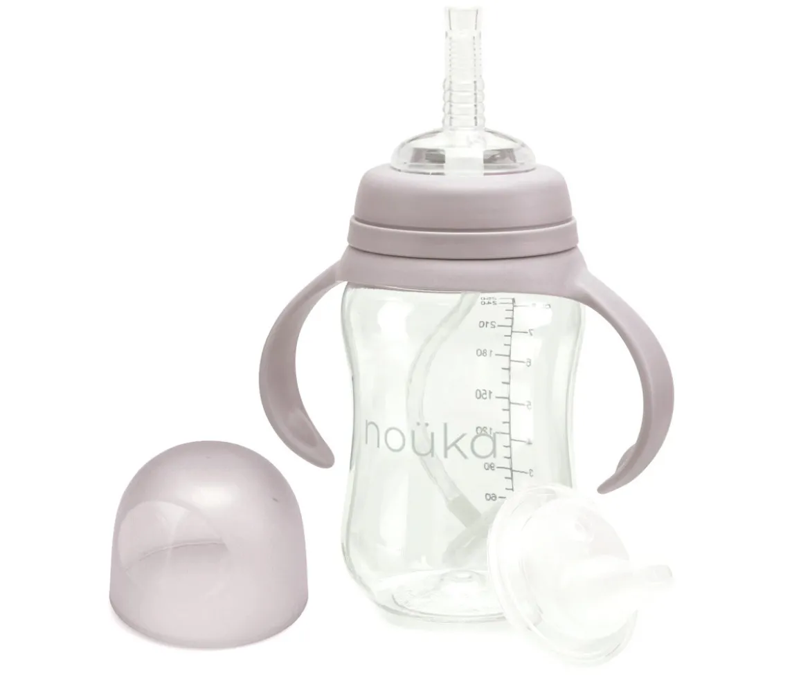 Taza Transitional con Pajita Flexible con Peso 240ml Bloom