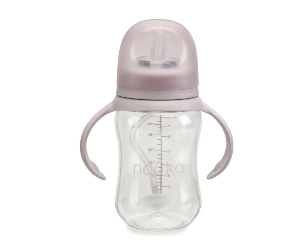 Taza Transitional con Pajita Flexible con Peso 240ml Bloom