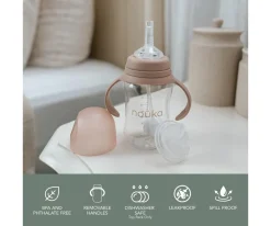 Taza Transitional con Pajita Flexible con Peso 240ml Fern