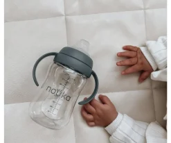 Taza Transitional con Pajita Flexible con Peso 240ml Moss