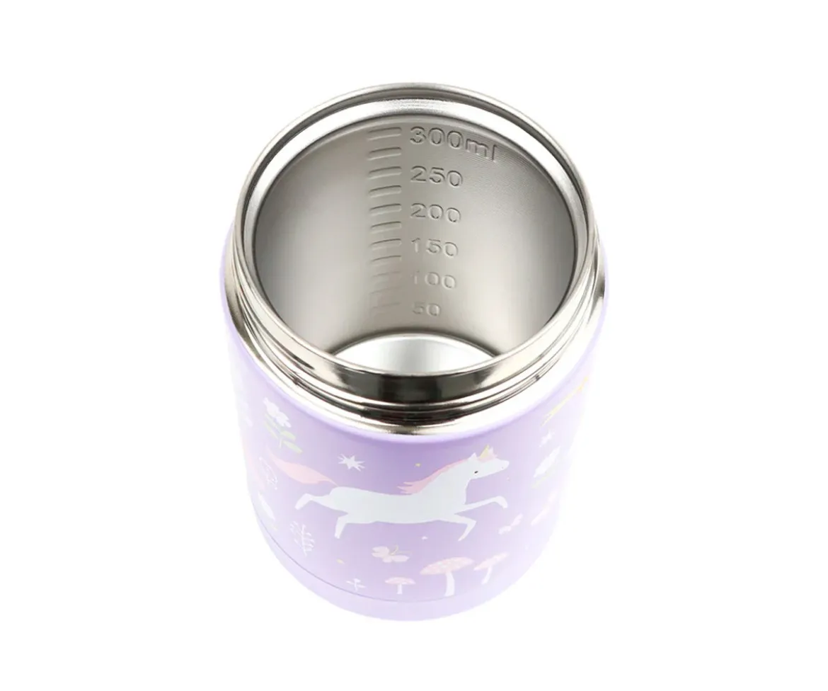 Termo Sólidos Acero Inoxidable Unicorns Dreams 300ml