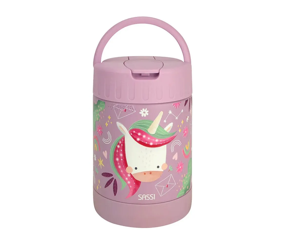 Termo Sólidos 350ml Unicornio