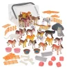 Terra Cubo Marron Perros y Gatos 60 piezas