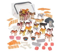 Terra Cubo Marron Perros y Gatos 60 piezas