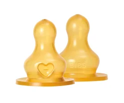 2 Tetinas Látex Biberón BIBS Flujo Lento