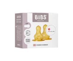 2 Tetinas Látex Biberón BIBS Flujo Lento