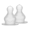 2 Tetinas Silicona Biberón BIBS Flujo Lento