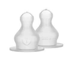 2 Tetinas Silicona Biberón BIBS Flujo Medio